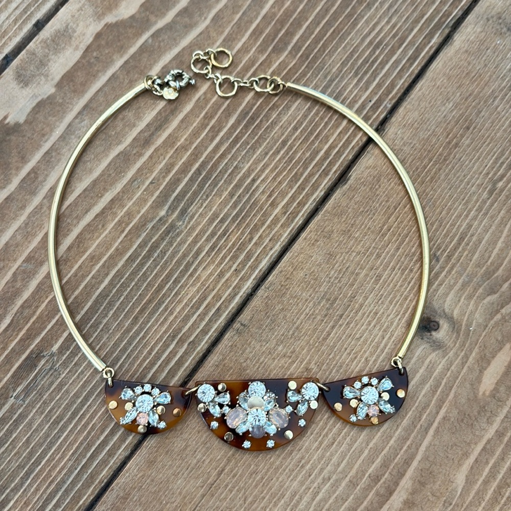 J Crew Tortoise necklace